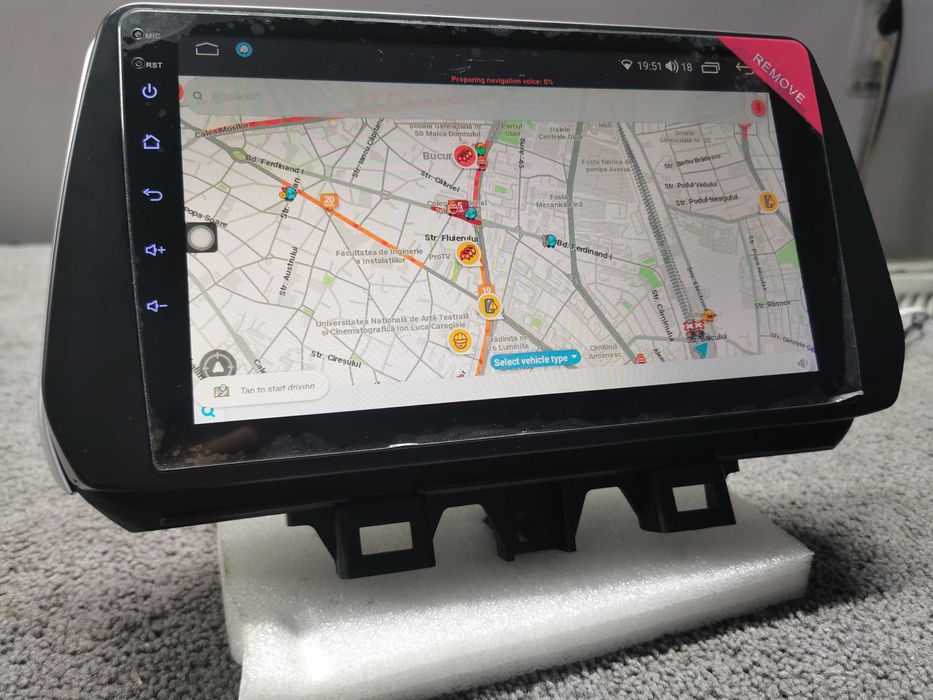 Navigatie Android Hyundai Tucson 2019 QLED 4/64GB port SIM