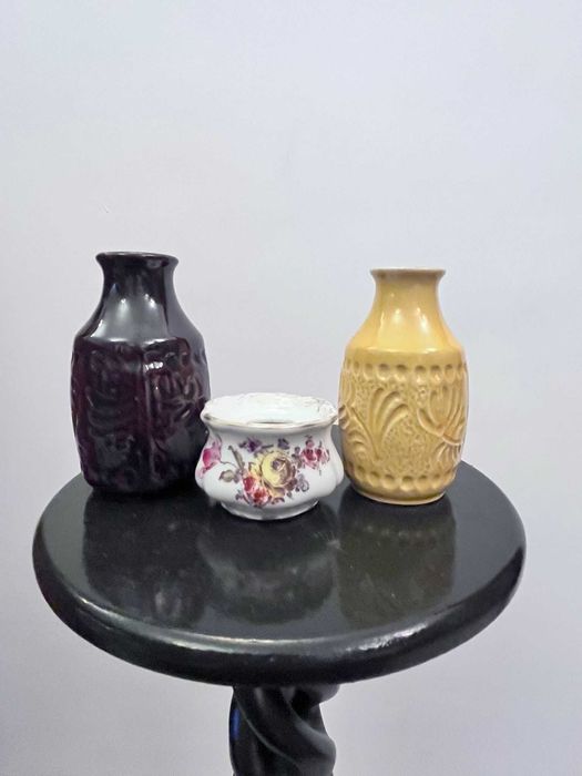 Set 3 piese w germania doua Scheurich si una Meissen bibelouri bibelou