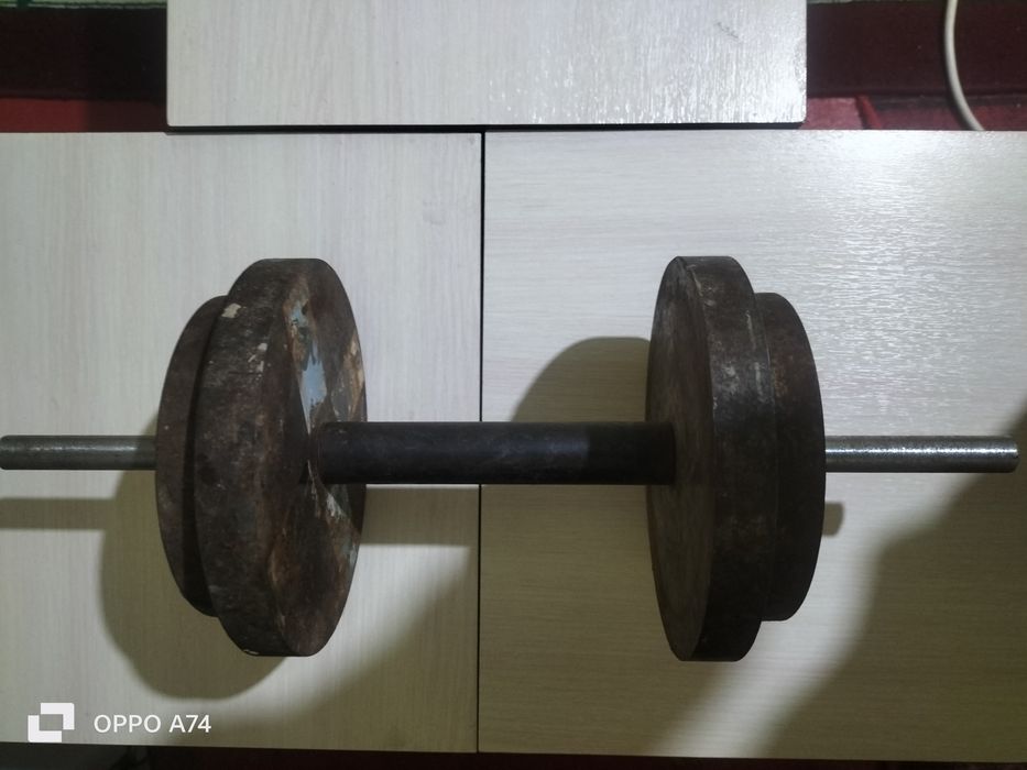 Разборный гантел 22 кг