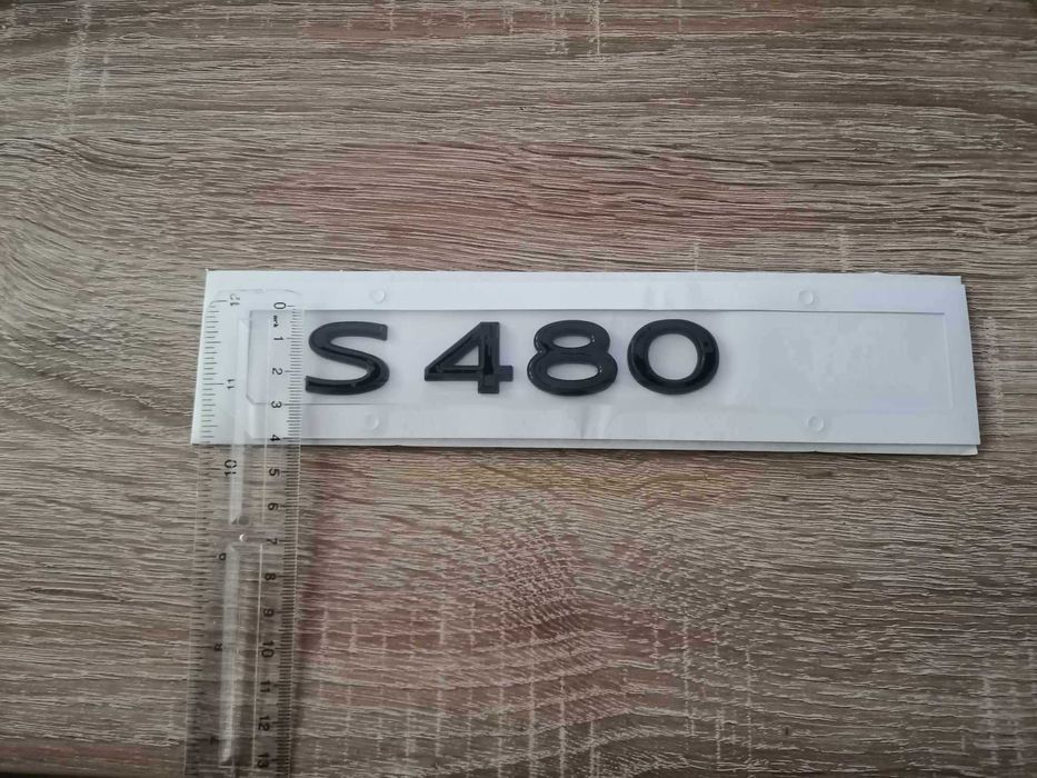 черен надпис нов стил Mercedes Benz S 480 W223