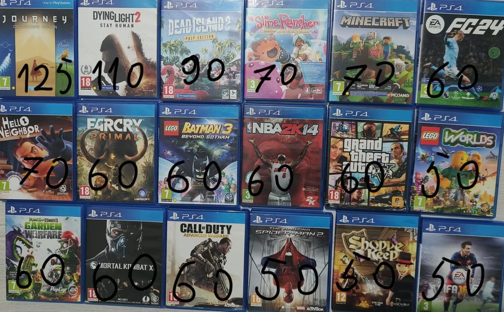 Jocuri PS4 in stare foarte buna