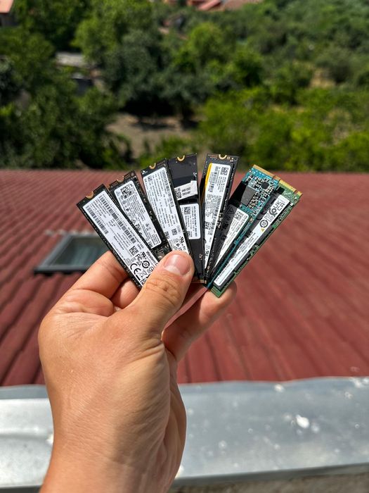 SSD 512GB M2 NVMe, Samsung, WD black, Hynix black- perfect functionale