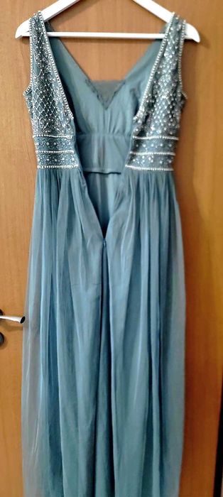 Рокля цвят мента размер XS