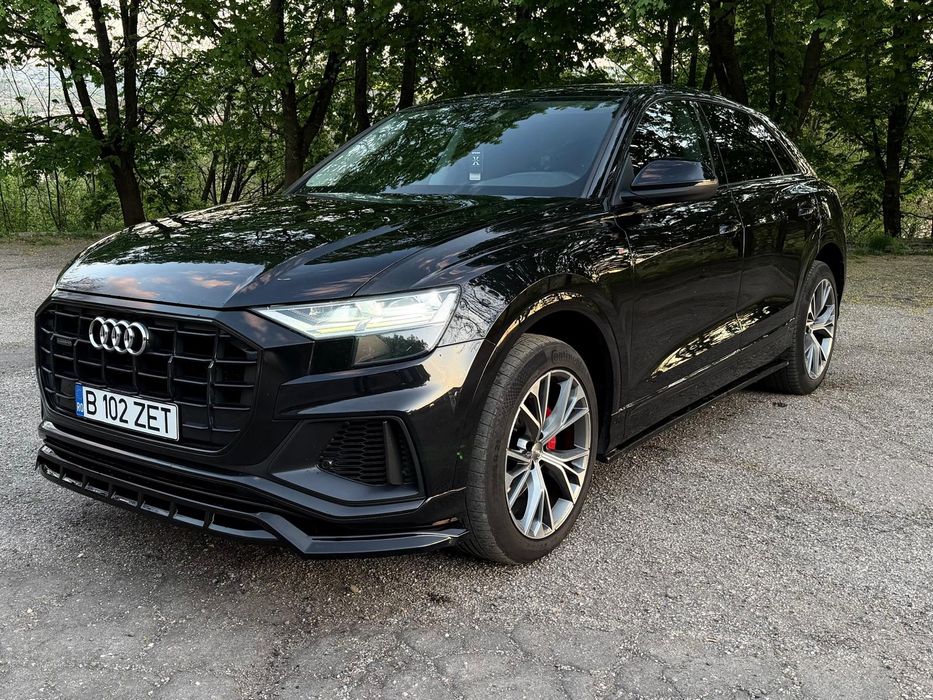Audi Q8 2019 • Pachet Maxton • Întreținut • Aspect sport • Km reali