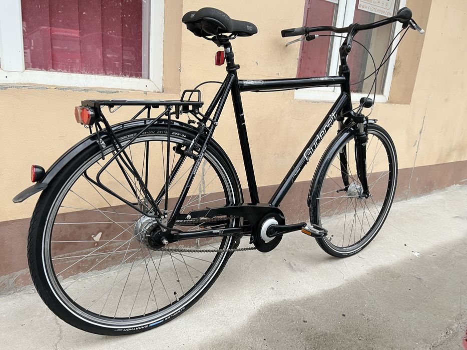 Bicicleta barbat Gudereit 28 Inch Aluminiu 8 viteze in butuc Nexus dinam butuc far led cadru XL XXL