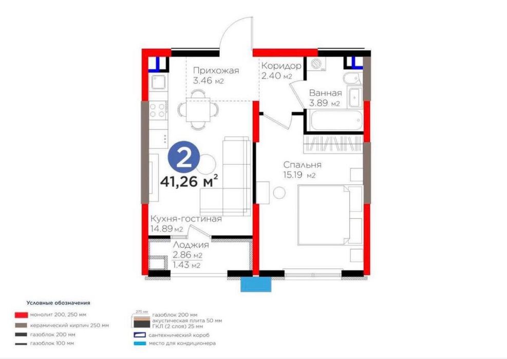 Продается 2 комнатная квартира в ЖК BI SADO / корзинка авиатор /Тапоич