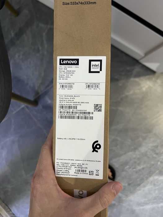 Офисный ноутбук Lenovo