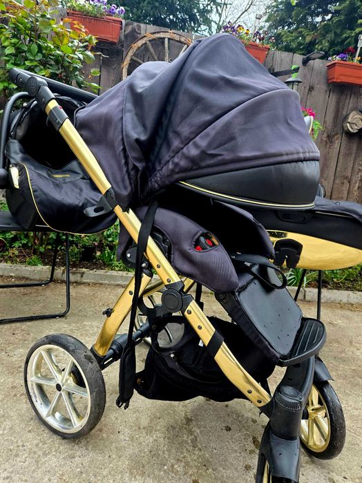 3в1 Количка Baby Active Glossy Gold