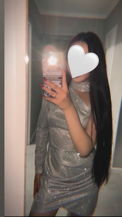 блестящее вечернее платье