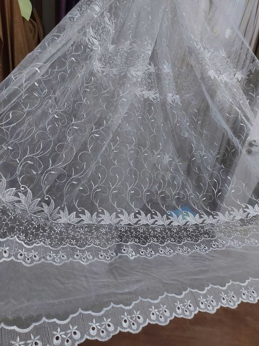 Пердета тюл с бродерия