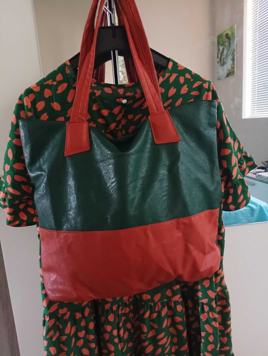 Комплект рокля и чанта