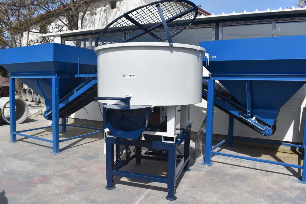 Malaxor beton, betonieră, malaxor cu ax vertical, malaxoare beton