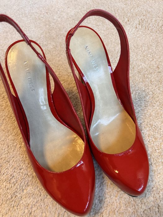 Nine West - pantofi piele lacuita