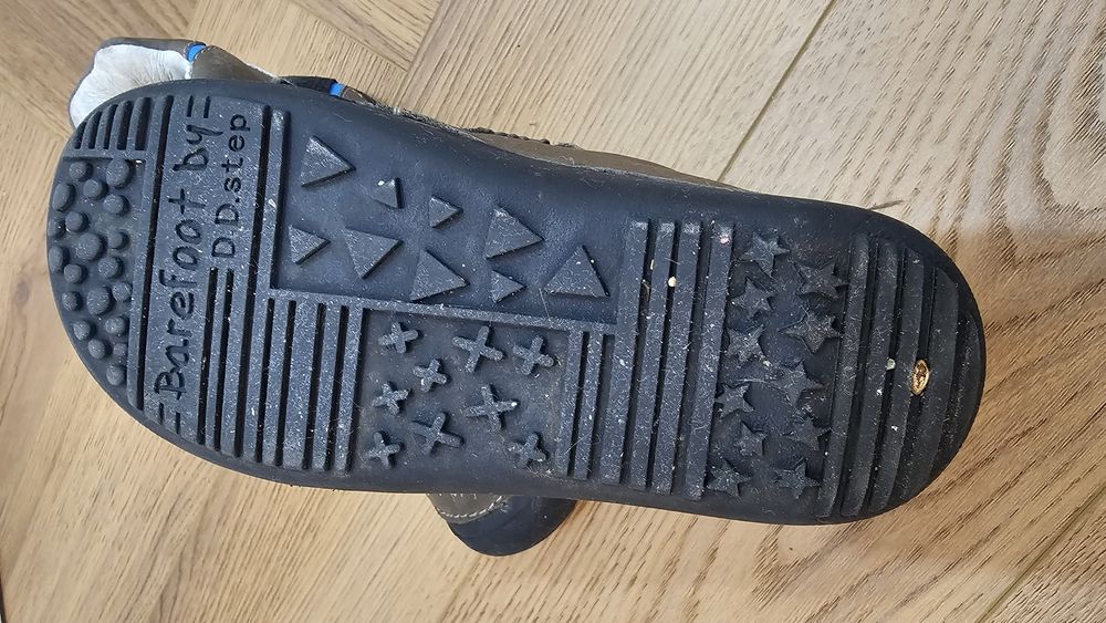 Ghete copii D.D.step, piele, marime 28