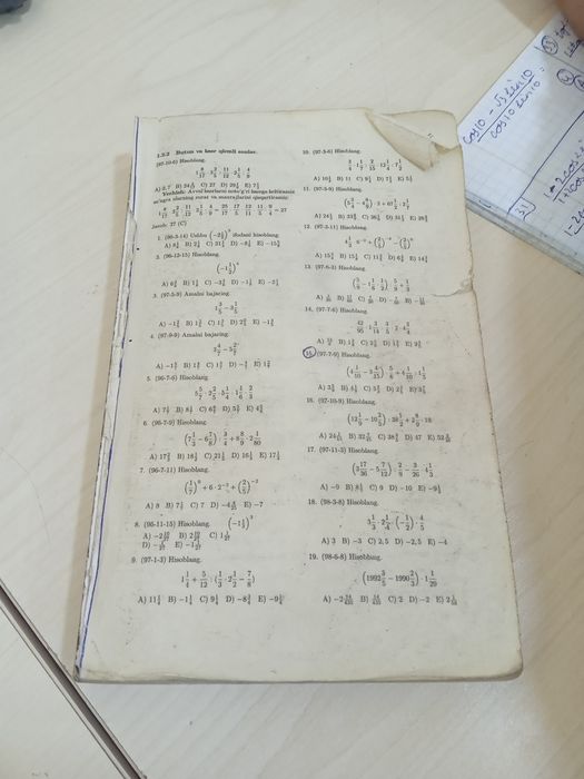 Matematika oq toplam