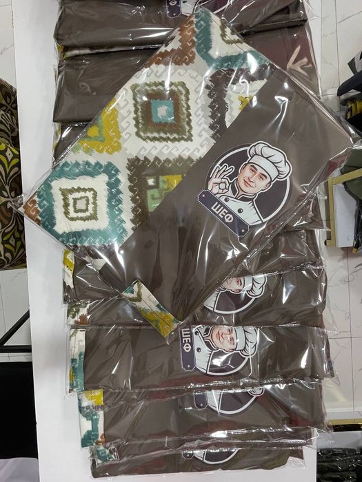 Povarlar uchun maxsus kitellar.