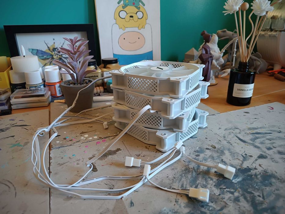 4 броя вентилатори 120 mm 1stPlayer F1