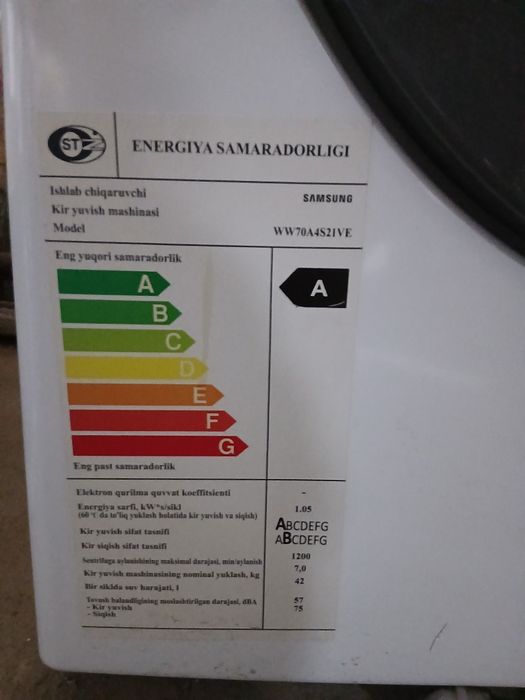 Продается стиральная машина..Кир мошина сотилади.