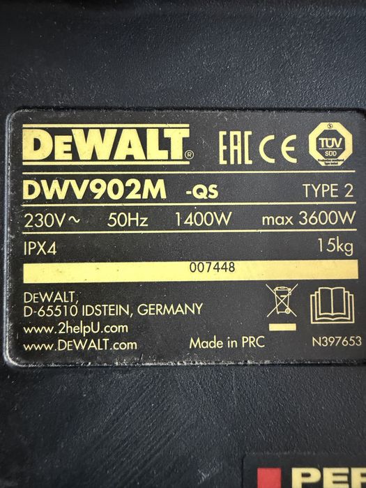 Прахосмукачка за сухо и мокро почистване DeWALT DWV902M -qs