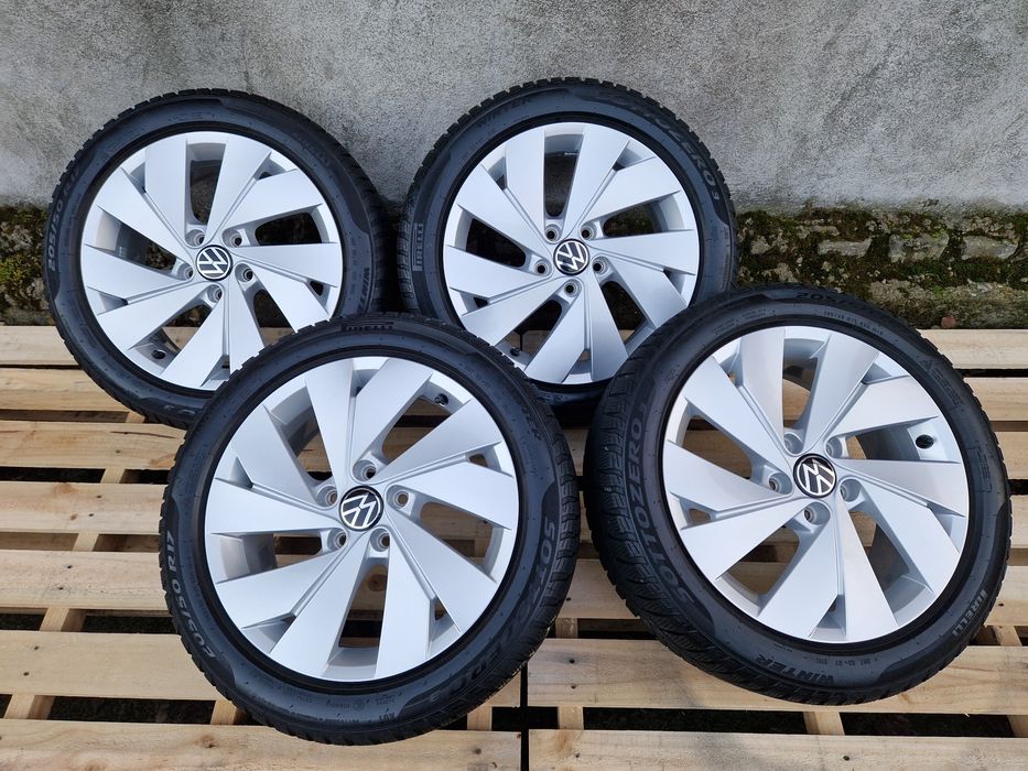 Jante Belmont Vw Golf7-8 anvelope iarna(relativ noi) 205 50 17
