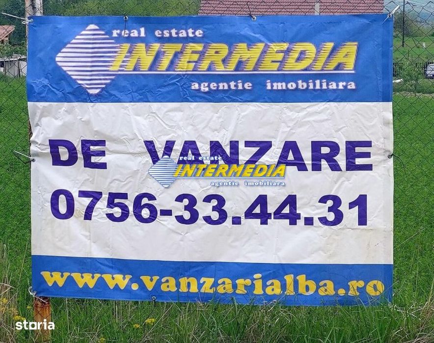 Teren intravilan de vanzare 1000 mp Alba-Micesti, utilitati