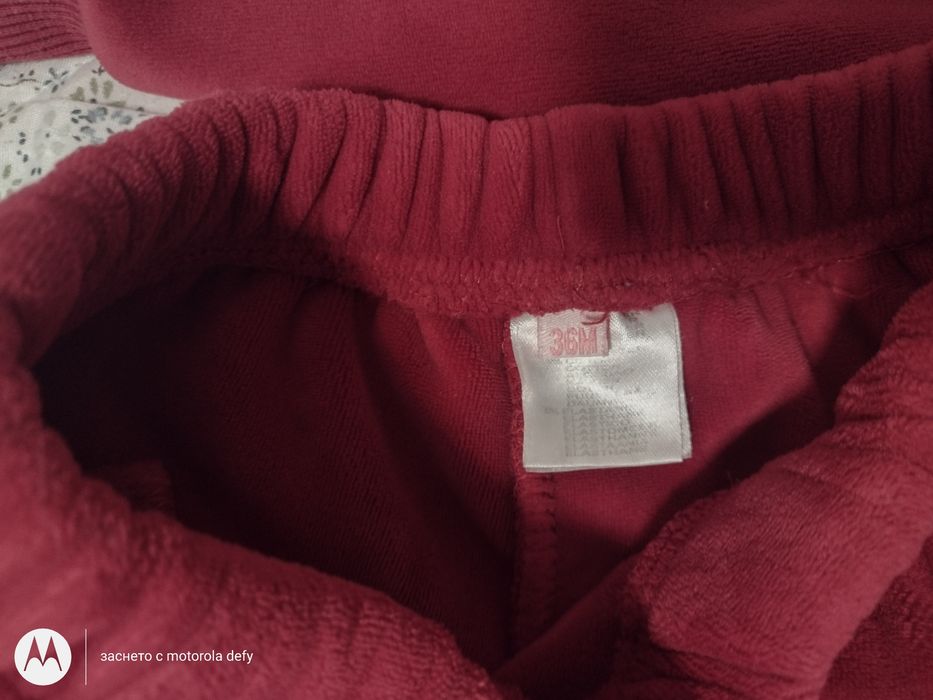 Мини Маус комплект за момиче 86-92 разме,Топъл комплект за бебе момиче