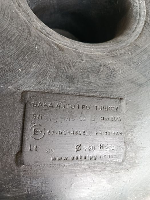 Propan gigant tabletka 89 litrlik.