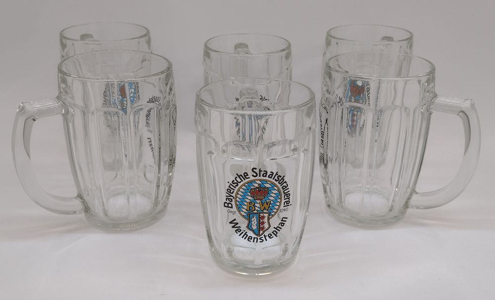 Комплект от 6 халби за бира с вместимост 500 мл, чисто нови.
Оригиналн