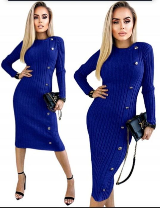 Rochițe tricotate cu nasturi