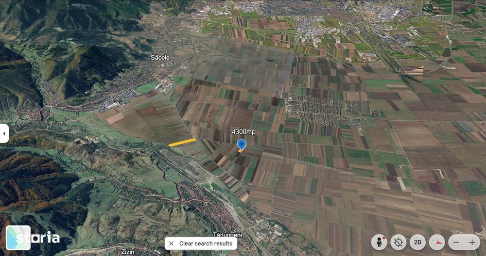 Teren extravilan de vanzare - 4300 mp - Tarlungeni, Brasov