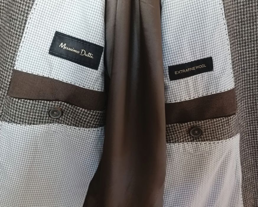 sacou Massimo Dutti lana extrafina