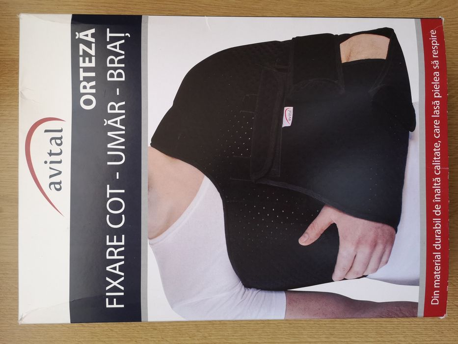 Orteza fixare cot-umăr-brat stang/drept, mărime 4 (111-123 cm)