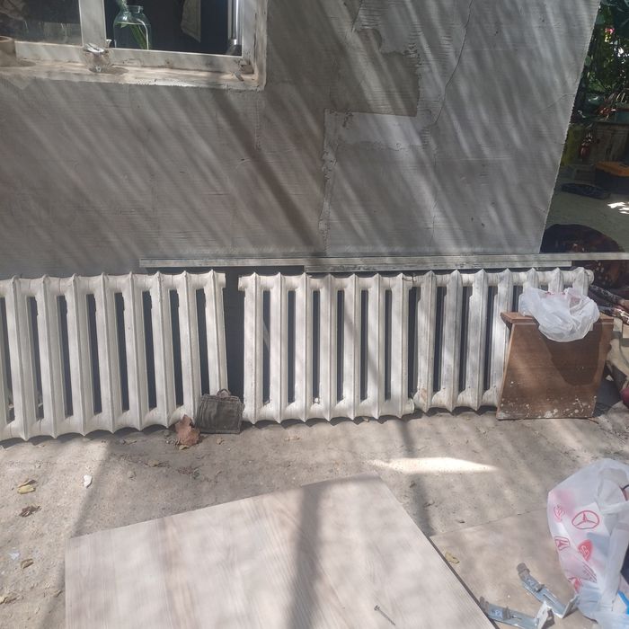 Чугунные батареи с котлом