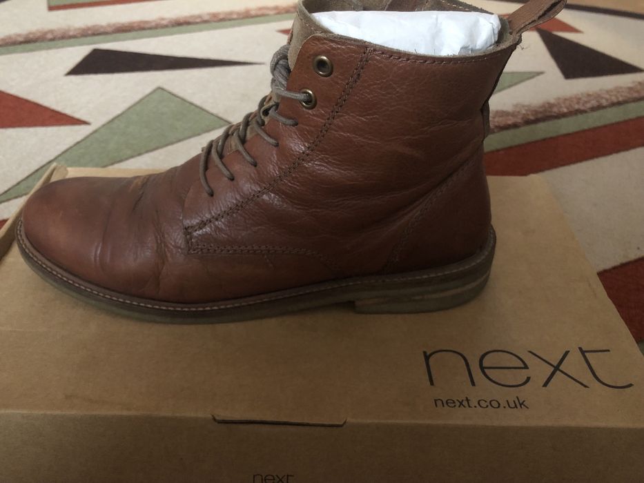 Мъжки кожени боти Next, размер 42