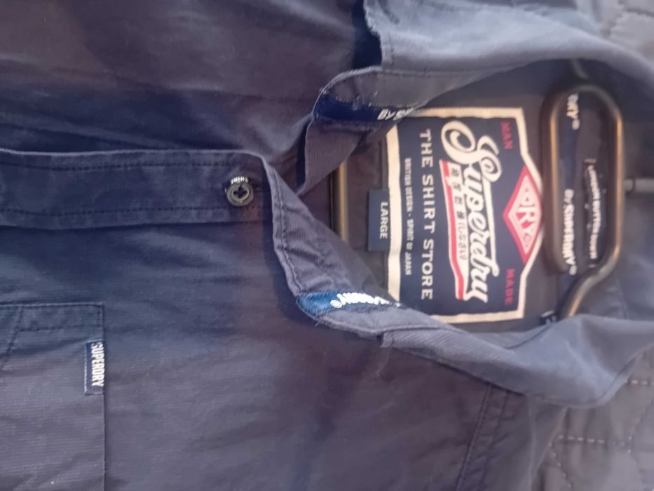 Camasa Superdry bleumarin