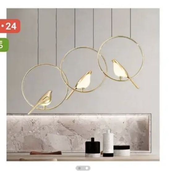 Люстры два вида в виде птичек