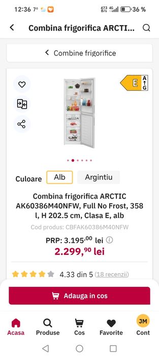 Combină frigorifică