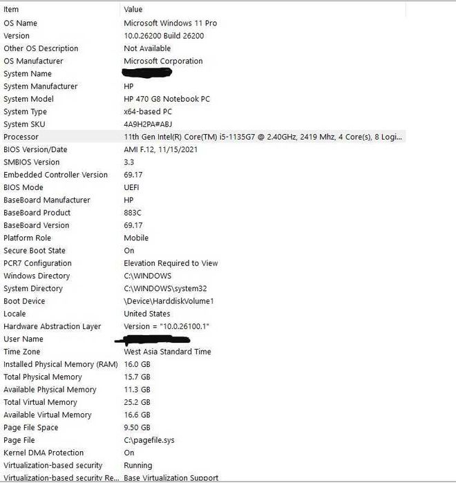 HP 470 G8 | i5 11-avlod | 16GB RAM | SSD NVMe | Ideal holat