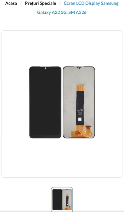 Display nou pentru Samsung  A22 A32 A72 A71 A10 A12 A13 A21S A02S A32