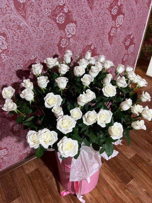 Букет белых роз,гул.