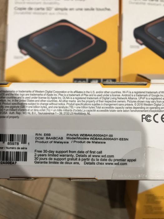 Ssd Extern WD My Passport Wireless 500GB.Noi Sigilate !!!