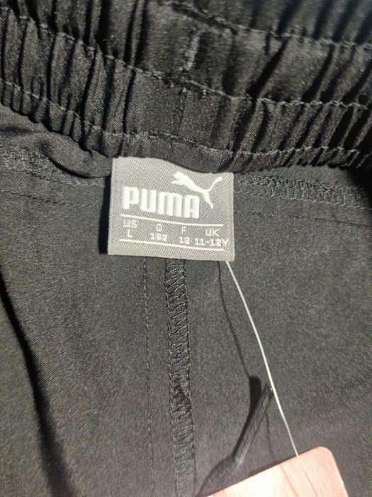 Pantaloni scurți de alergare Puma, negri, pentru copii, 11–12 ani