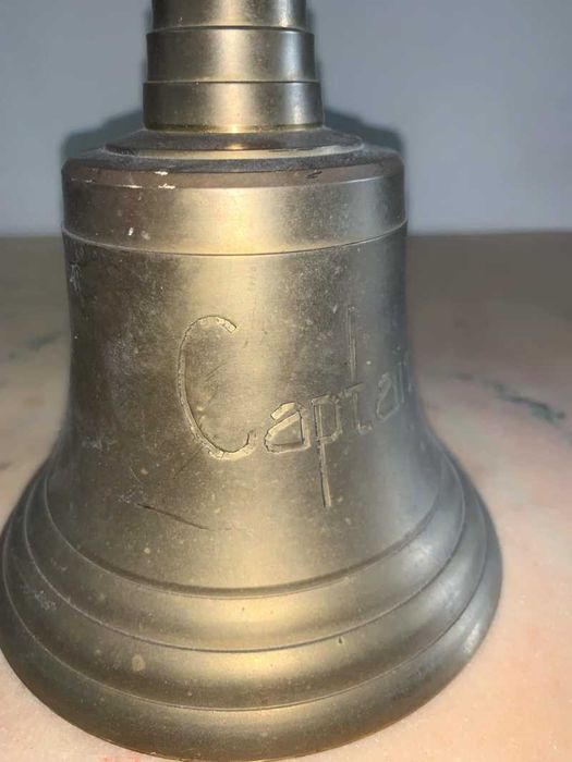 Clopot de mana din bronz Captains table
