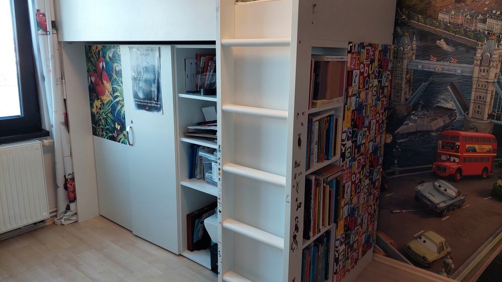 Pat supraetajat Ikea 90x200