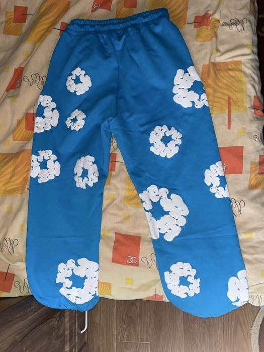 Pantaloni Denim Tears Bleue