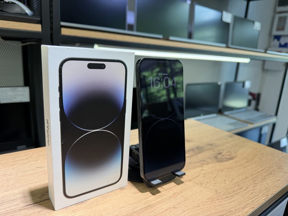 iPhone 14 Pro Max, 128 GB, АКБ80%, Space Black, 2018/A10