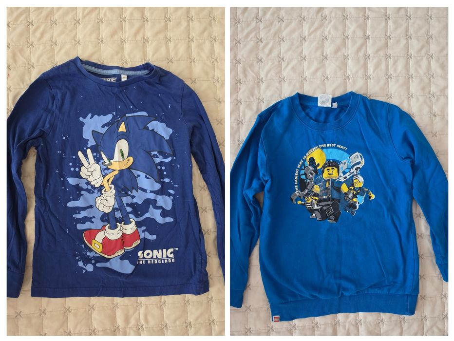 Голям лот от детски блузи и суитчъри Oshkosh,Adidas,HM за 7-8 год. грейка Rebel,якета