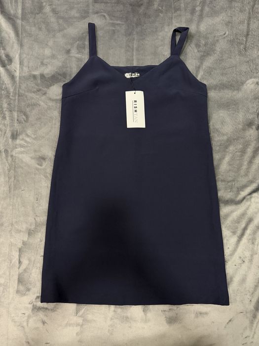 Платье сарафан офисный на бретельках Size 46
