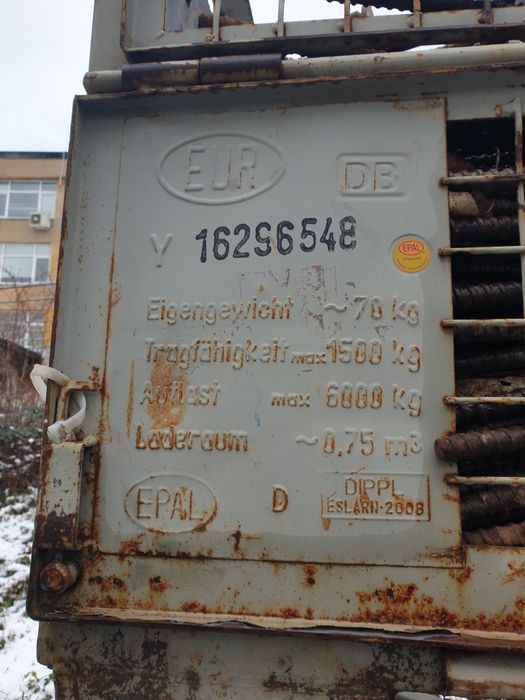Метални отваряеми палета кошове