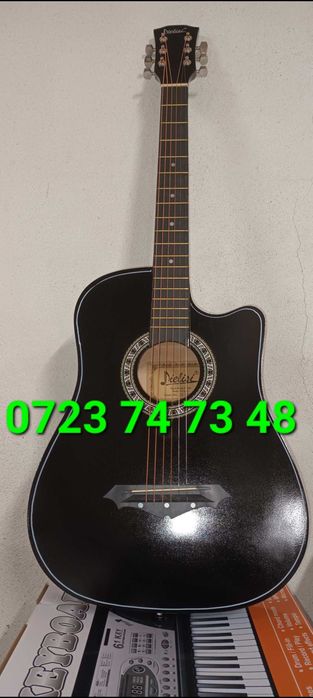 Chitara mare profesionala CADOUL PERFECT Chitara acustica corzi metal